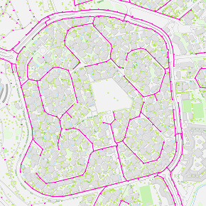 Illustration Fond de Plan Topographique