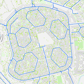 Illustration Fond de Plan Topographique