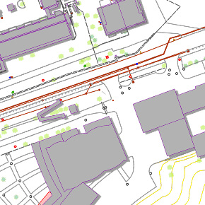 Illustration Fond de Plan Topographique