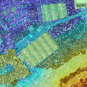 Illustration Fond de Plan Topographique