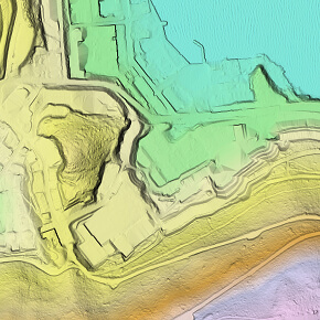 Illustration Fond de Plan Topographique